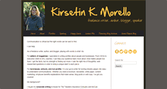 Desktop Screenshot of kirsetinmorello.com